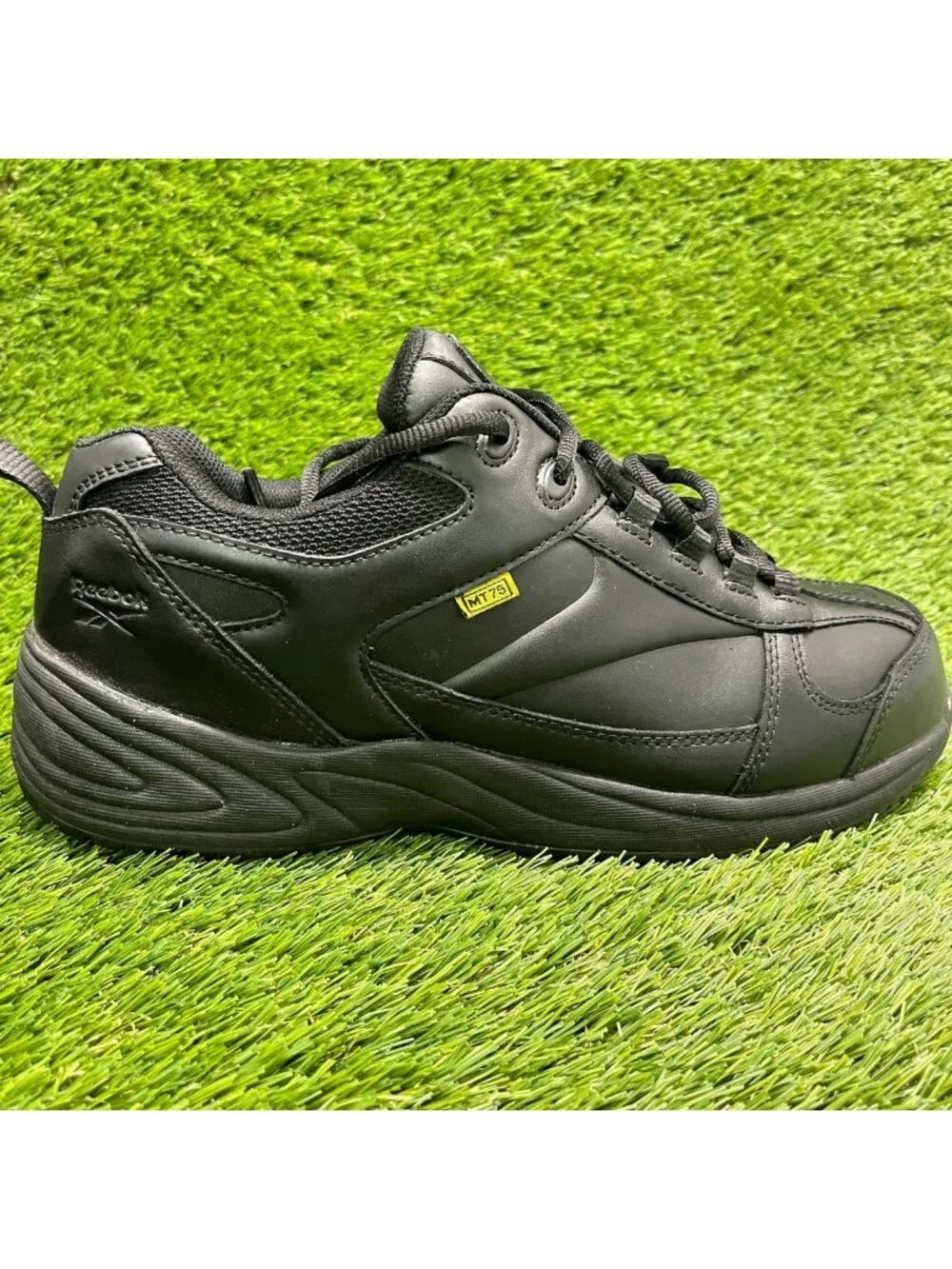 Reebok Centose Mens Size 10.5E Black Leather Composite Toe Safety Work Shoes